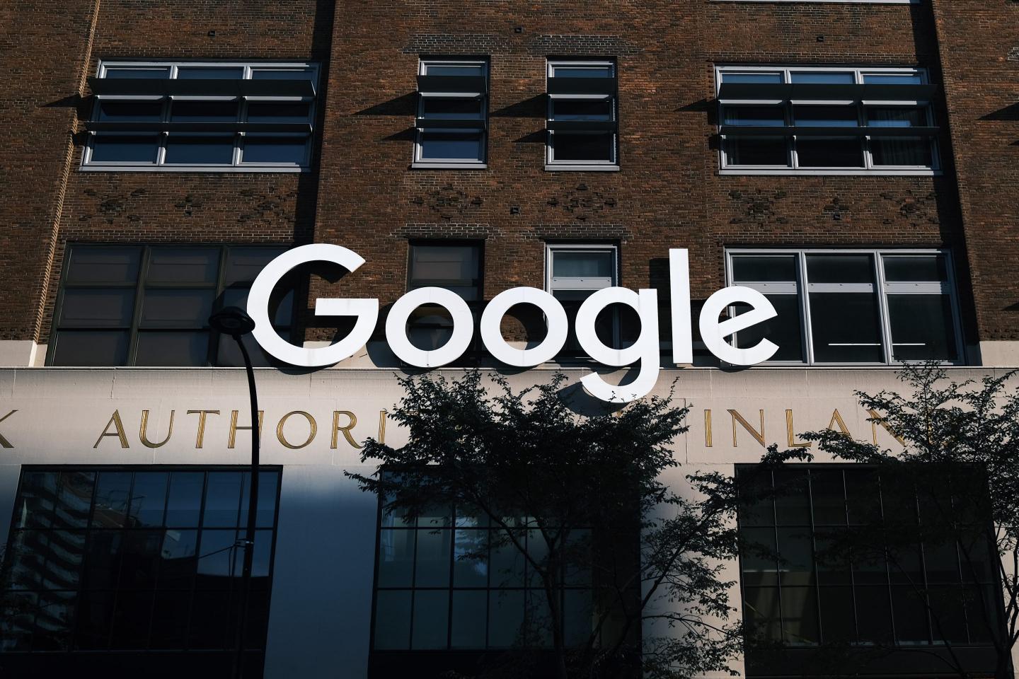 Google's offices stand in downtown Manhattan