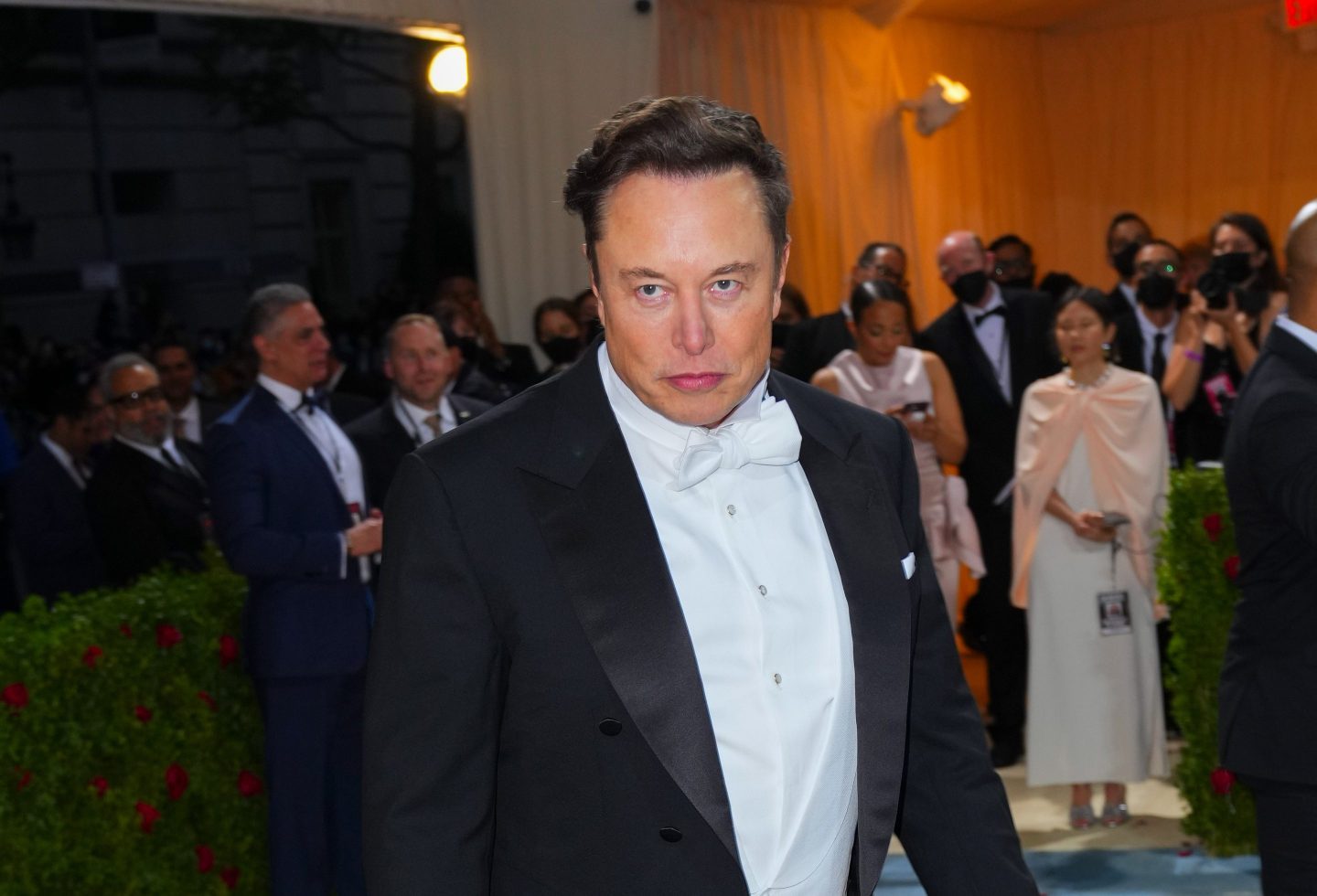 Elon Musk attends The 2022 Met Gala Celebrating "In America: An Anthology of Fashion" at The Metropolitan Museum of Art on May 2, 2022 in New York City.