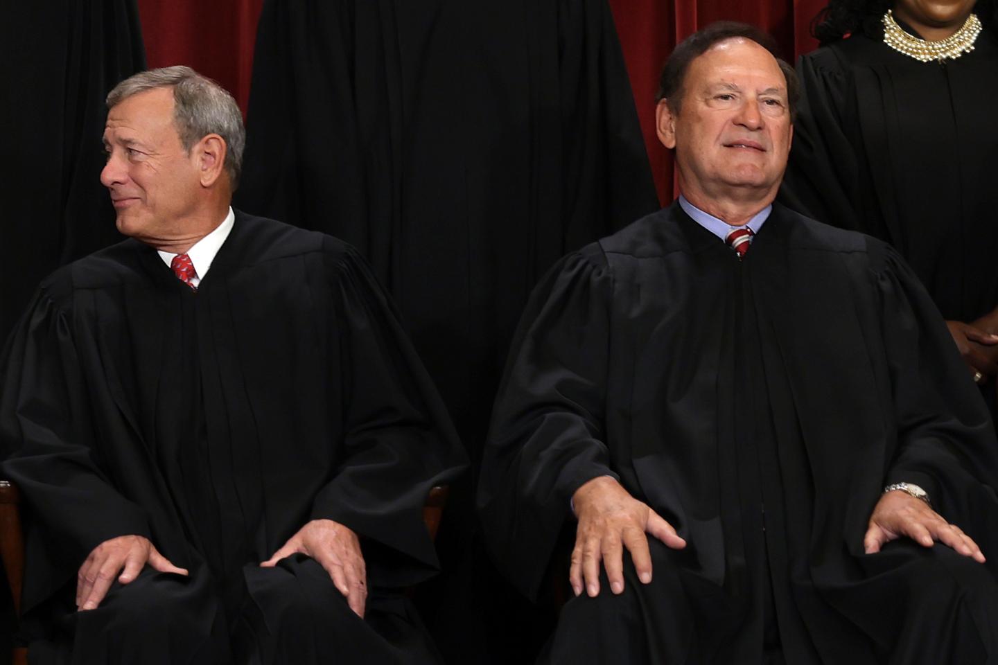 John Roberts and Samuel Alito.