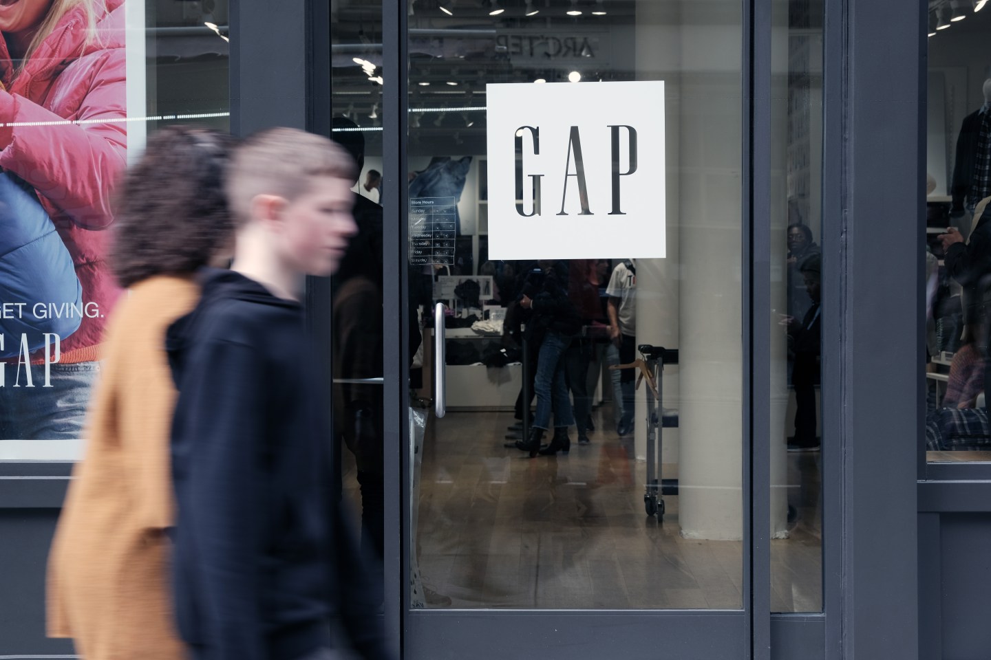 A Gap store in Manhattan