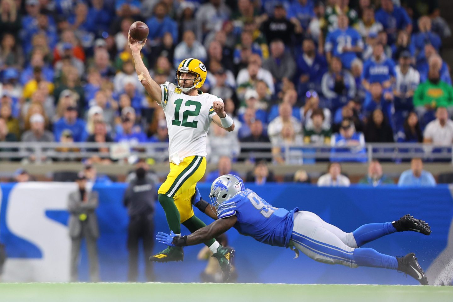 The Packers and Lions will meet in the final regular season game of the 2022 season Sunday night.