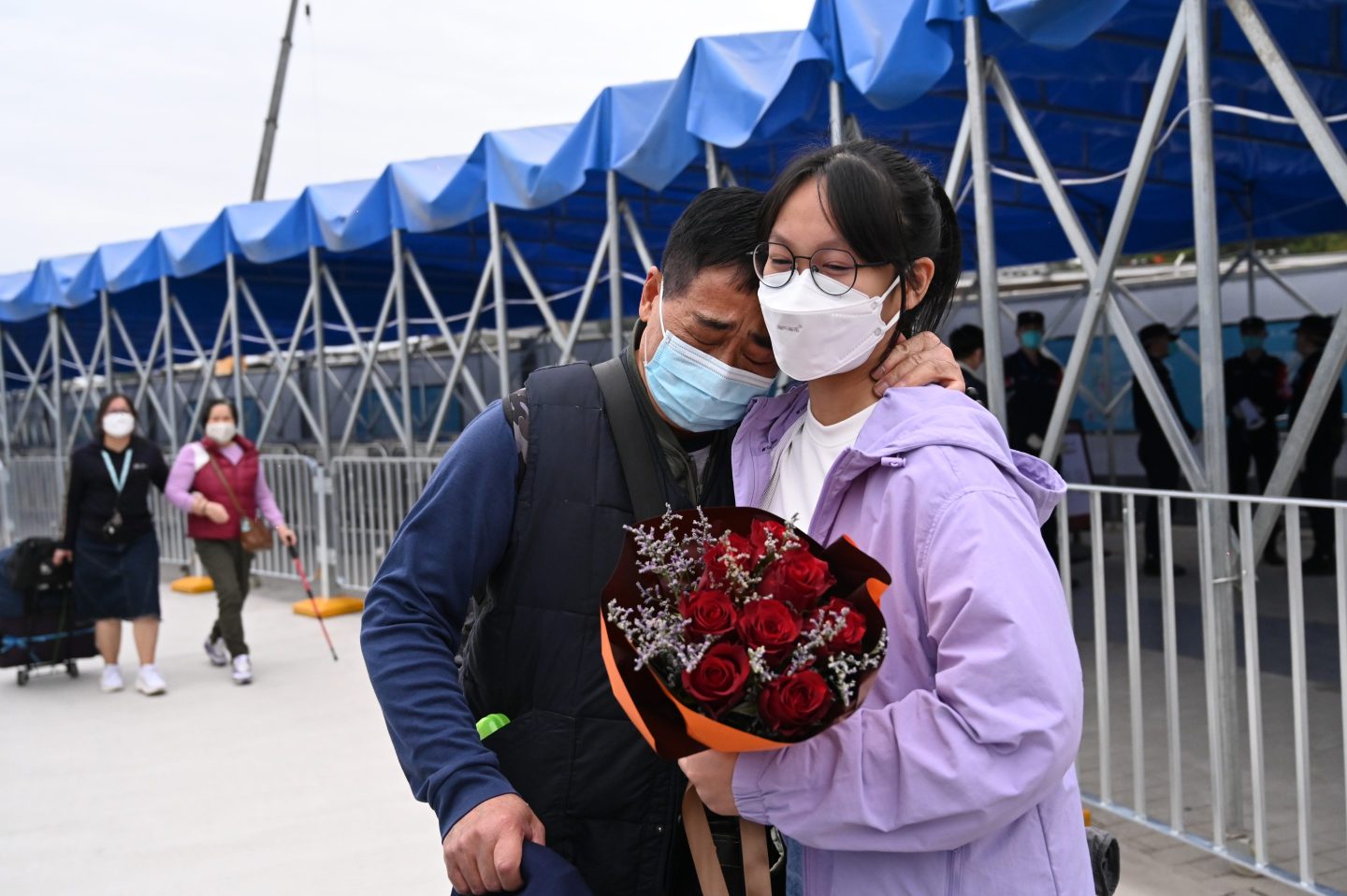 China is seeing more scenes like this amid loosened COVID restrictions.