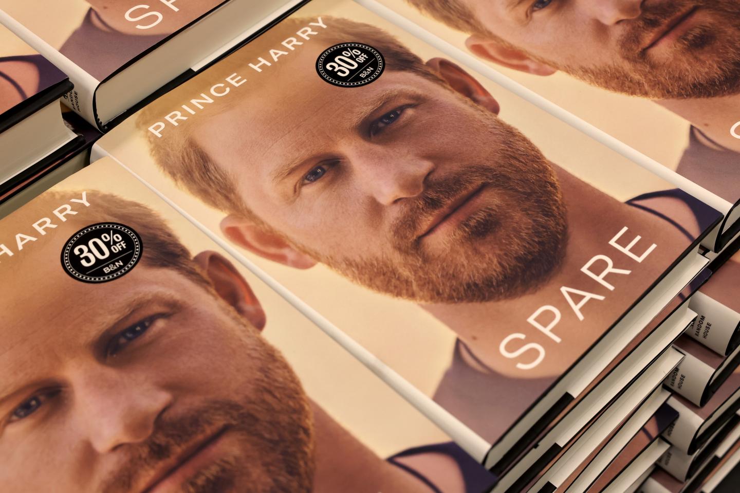 Prince Harry's memoir "Spare."