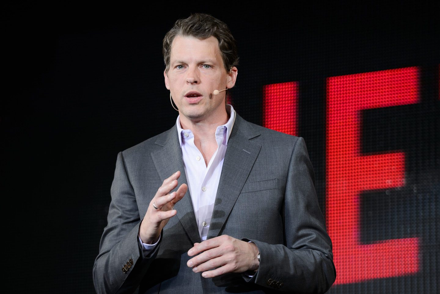 Greg Peters, then-president of Japan at Netflix Inc., speaks during a news conference in Tokyo, Japan, on Monday, June 27, 2016.