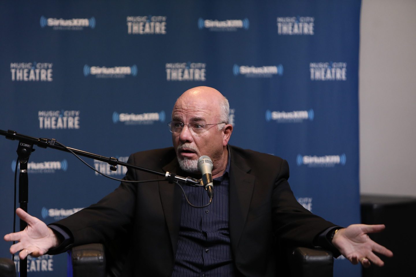 Dave Ramsey doing his radio show
