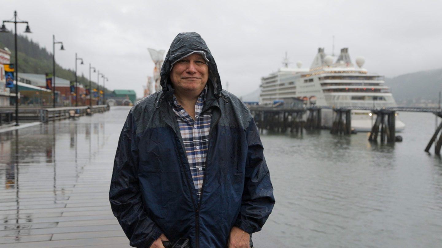 Stan Reese in Alaska during one of his many courier trips.