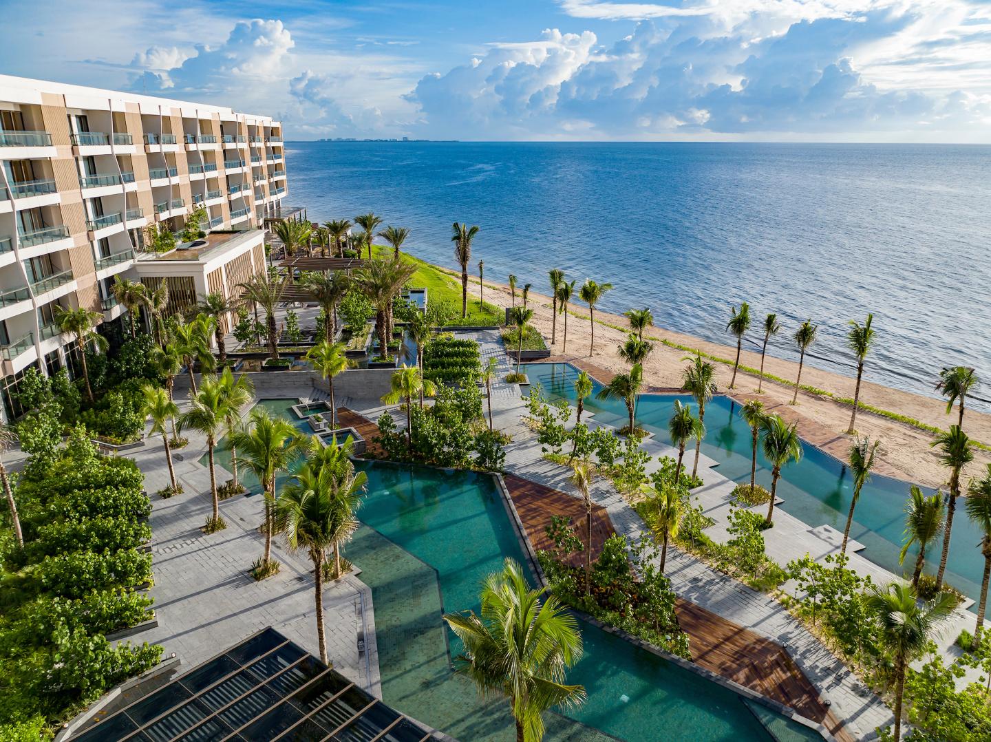 Inside the new Waldorf Astoria hotel in Cancun