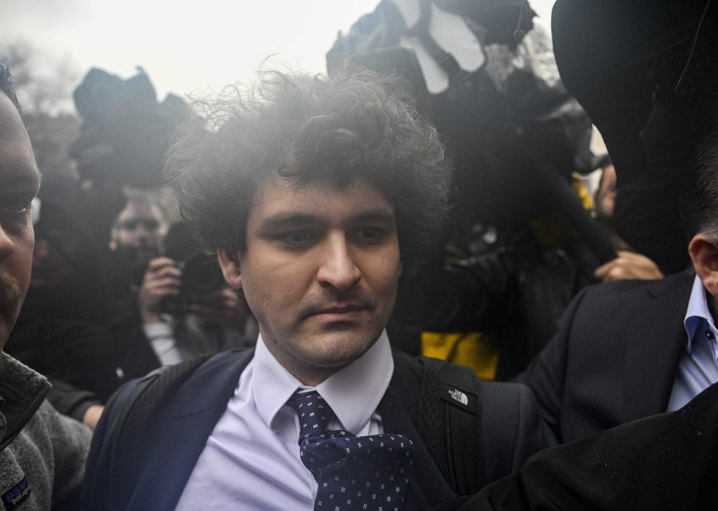 Sam Bankman-Fried arriving in federal court