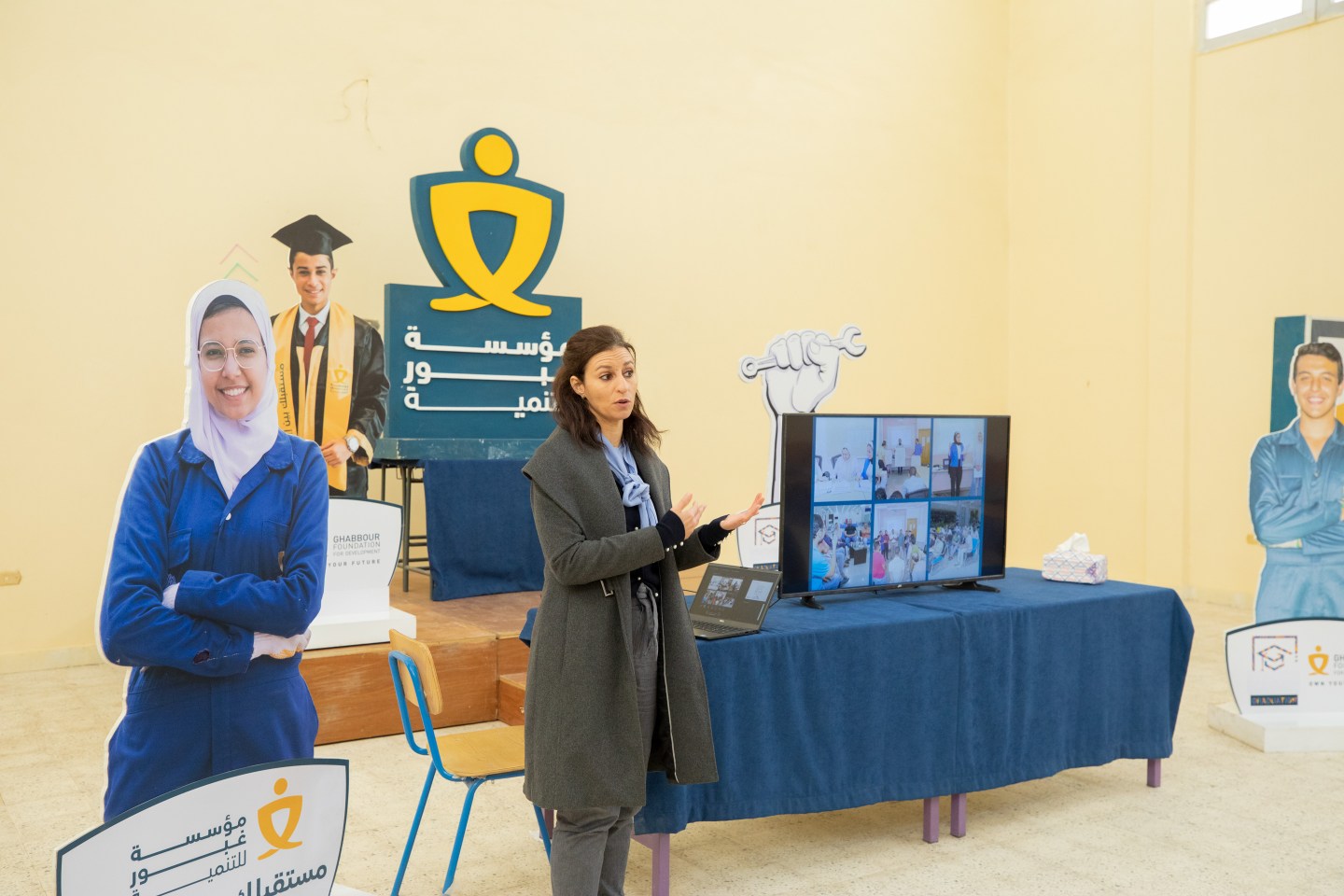 Aleya Serageldin is the executive director of the Ghabbour Foundation, which prepares students for careers in the auto industry.