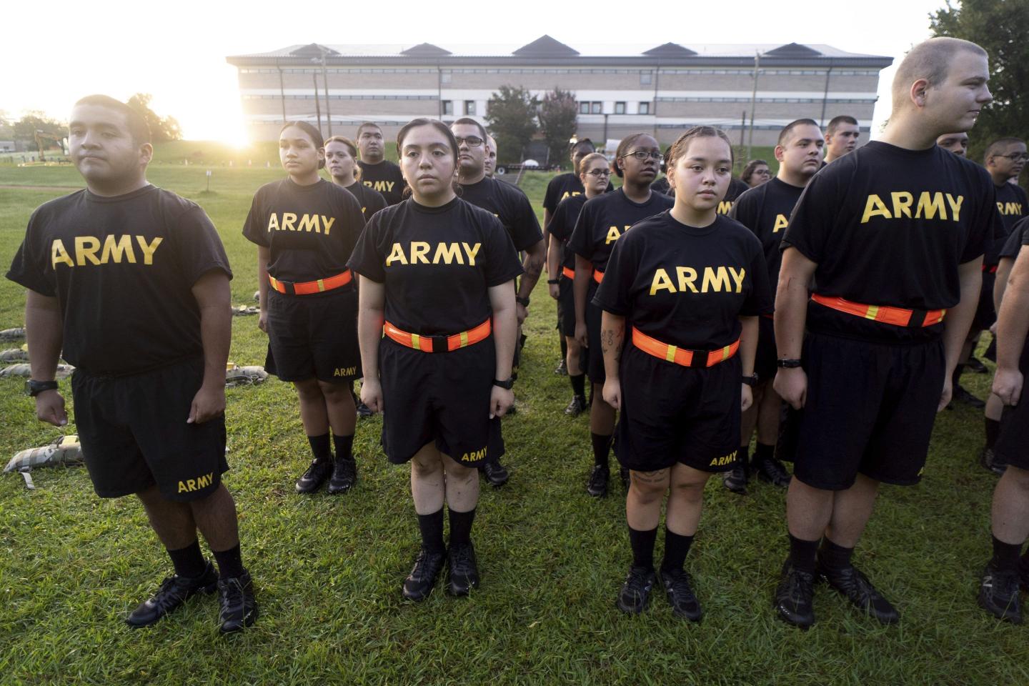 Army recruits