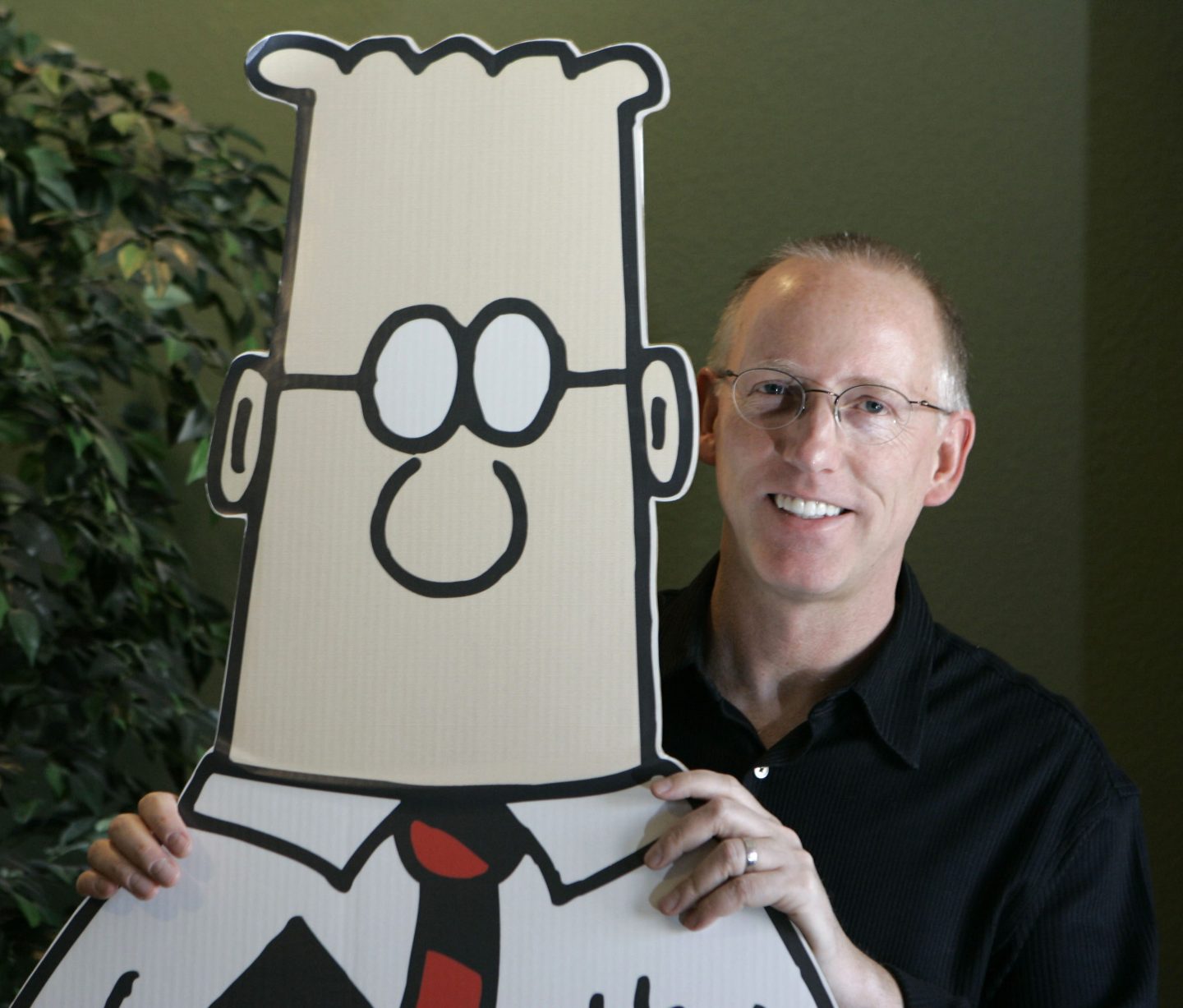Scott Adams, creator of the comic strip Dilbert.
