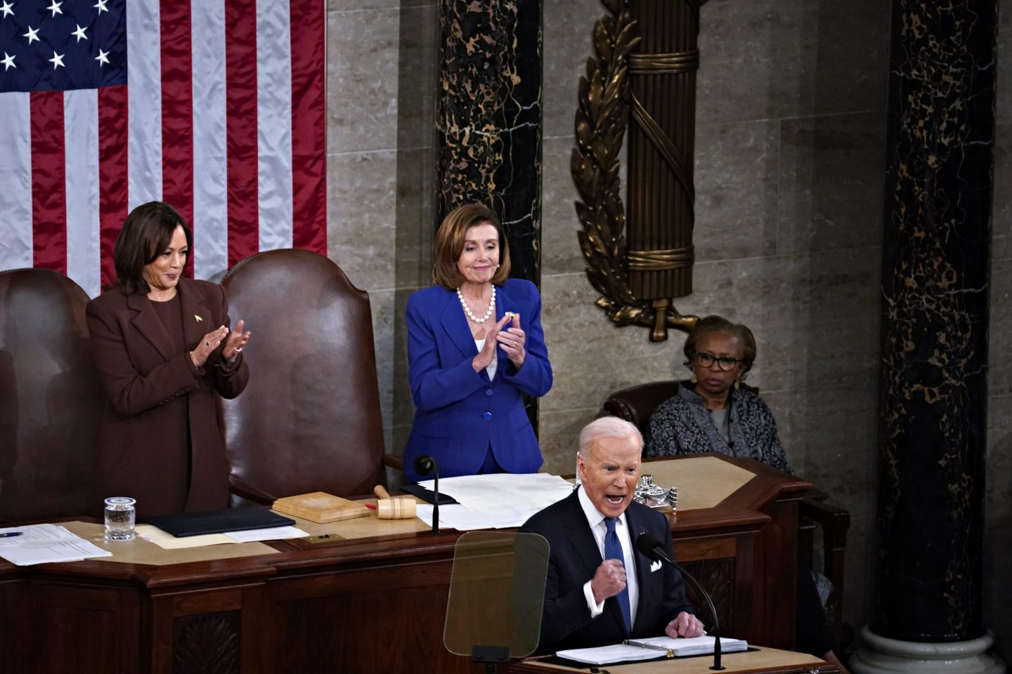 Last year's State of the Union address. 