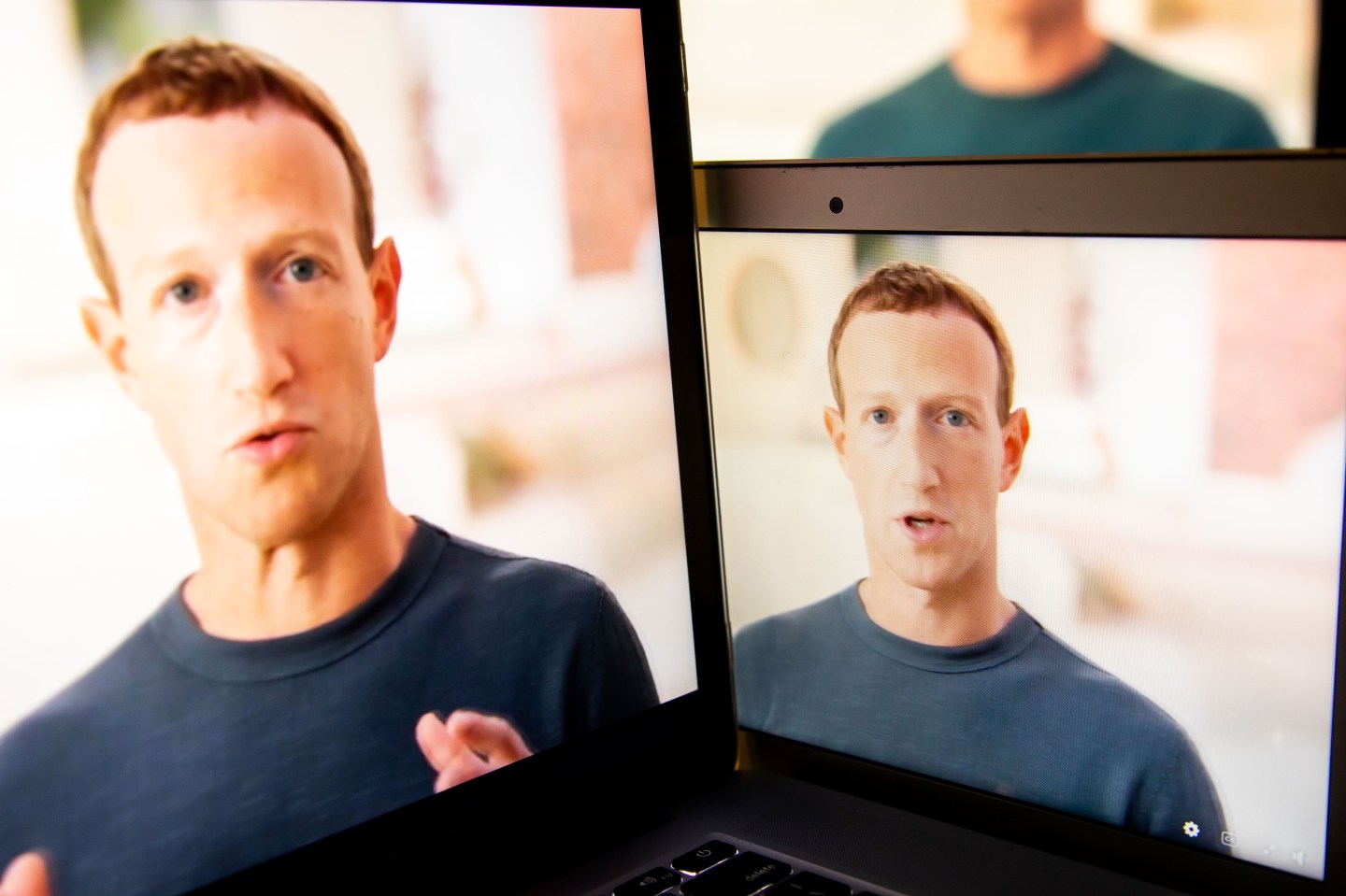 Mark Zuckerberg, chief executive officer of Meta Platforms Inc., speaks during the virtual Meta Connect event in New York, US, on Tuesday, Oct. 11, 2022.