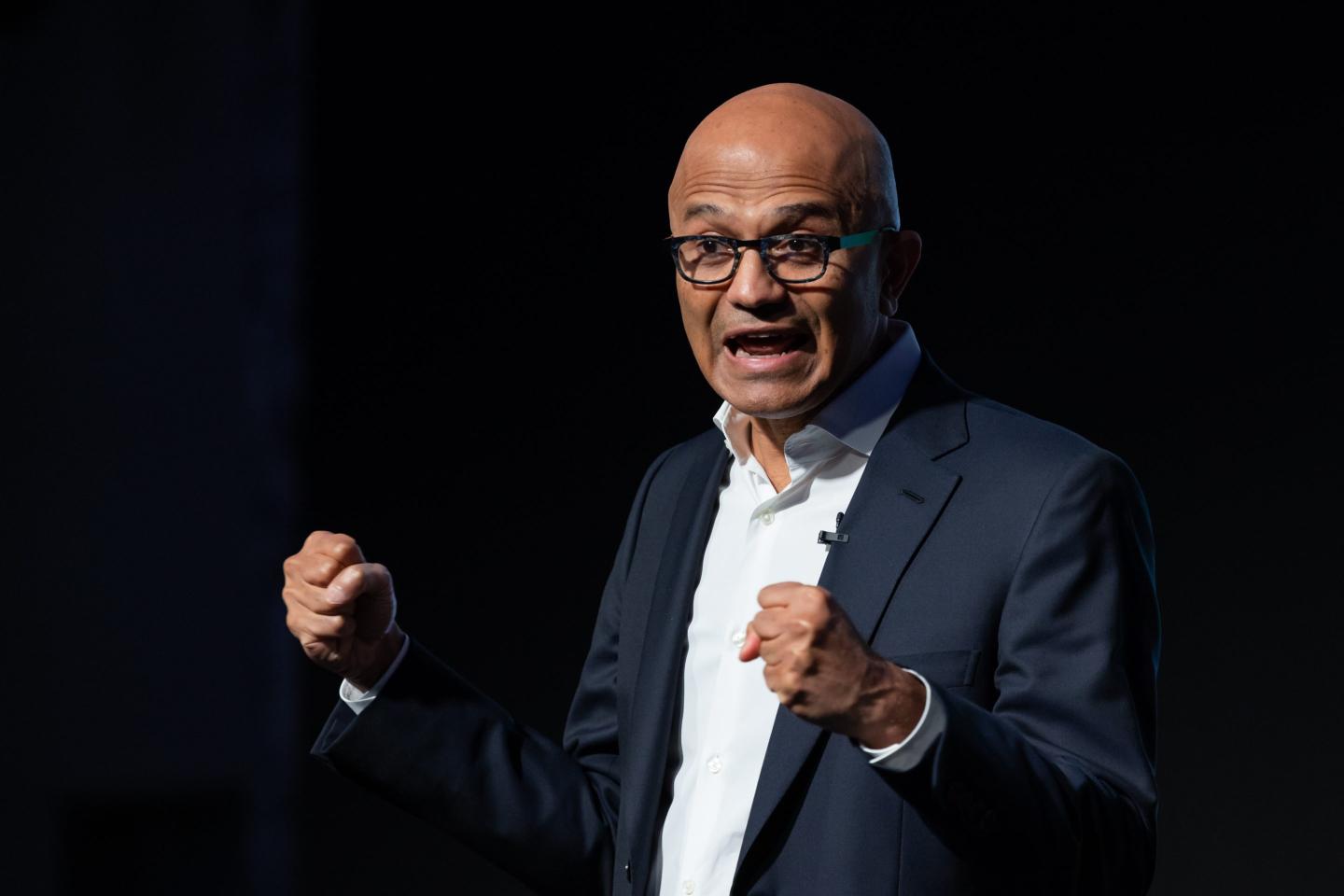 Photo of Microsoft CEO Satya Nadella.