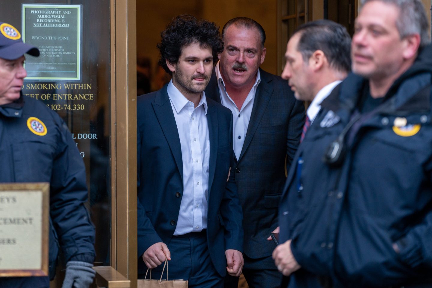 Sam Bankman-Fried leaves Manhattan Federal Court