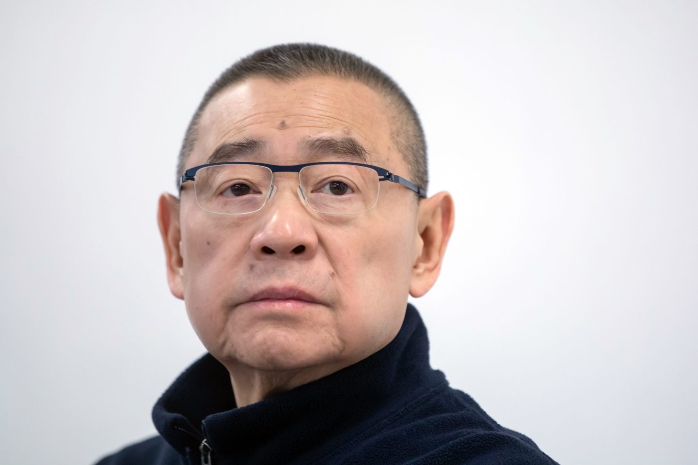 Joseph Lau during a news conference in Hong Kong, China.