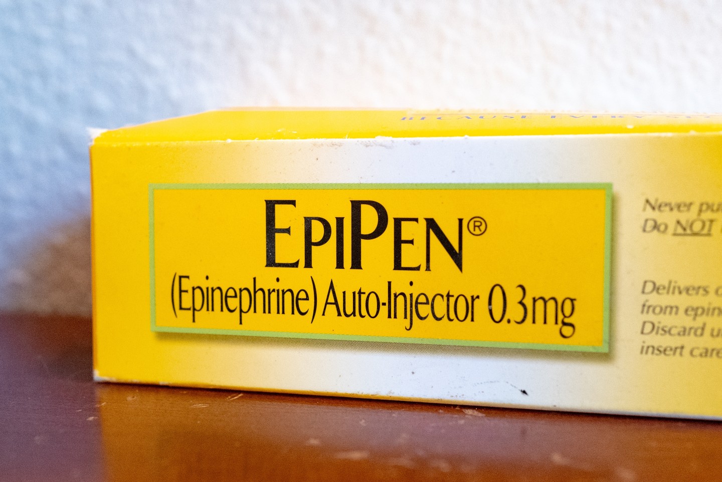 photo of an "EpiPen" box