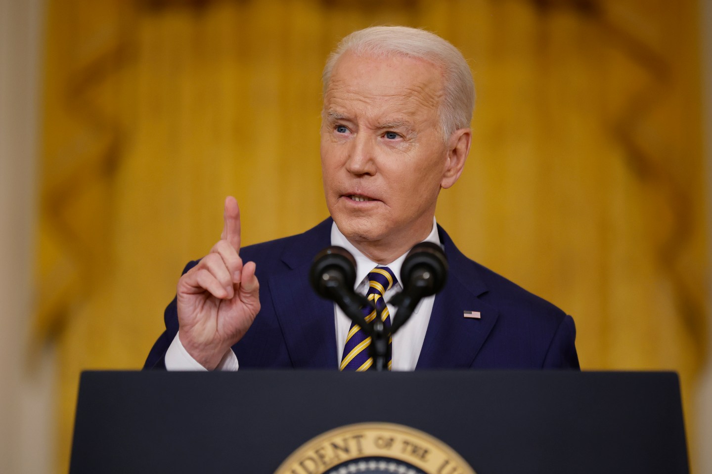 President Joe Biden during a speech