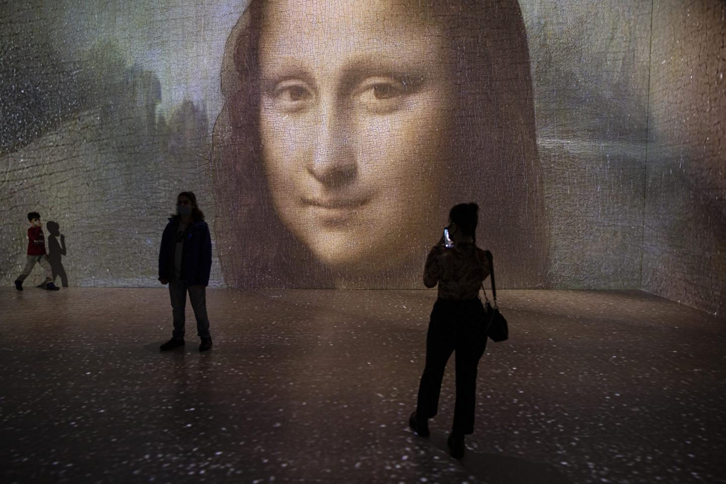 Visitors at X Media Art Museum.