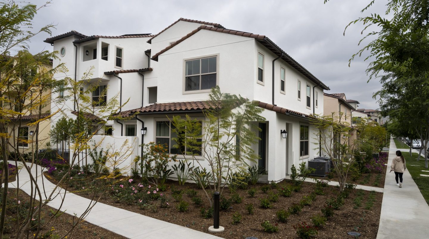 Housing in Irvine.