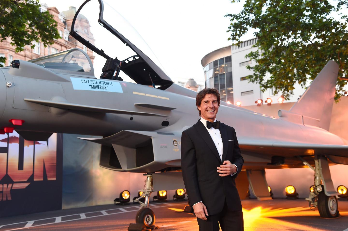 Tom Cruise attends the Royal Film Performance and UK Premiere of "Top Gun: Maverick"
