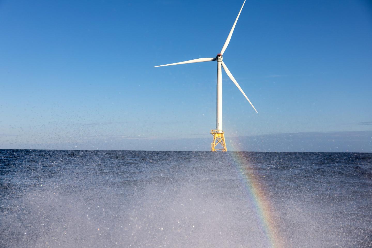 Block Island Wind Farm near Rhode Island