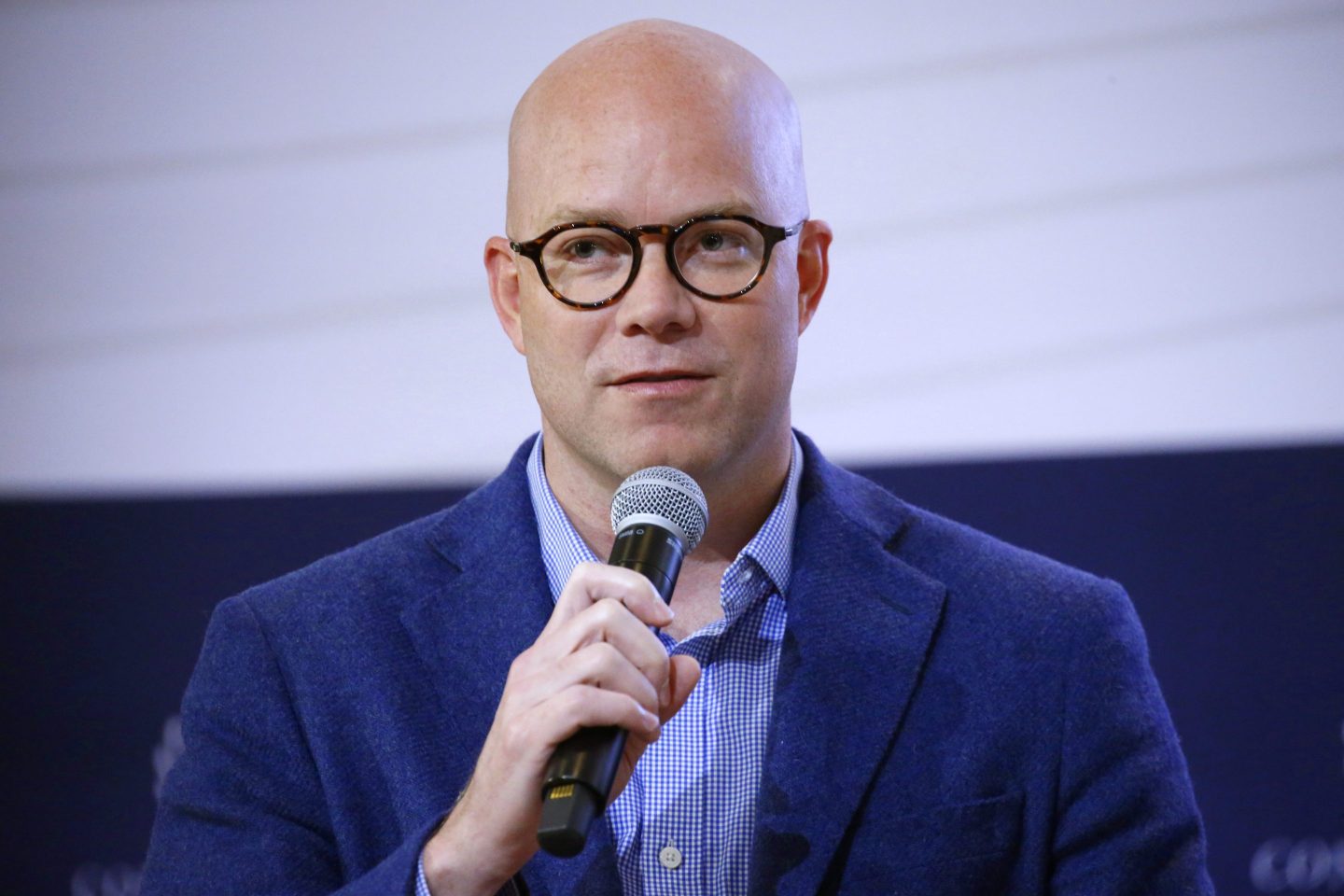Davis Smith, CEO, Cotopaxi, speaks on stage during The Global Faith and Media Index (FAMI) at Sheraton New York on Sept. 20, 2022 in New York City.