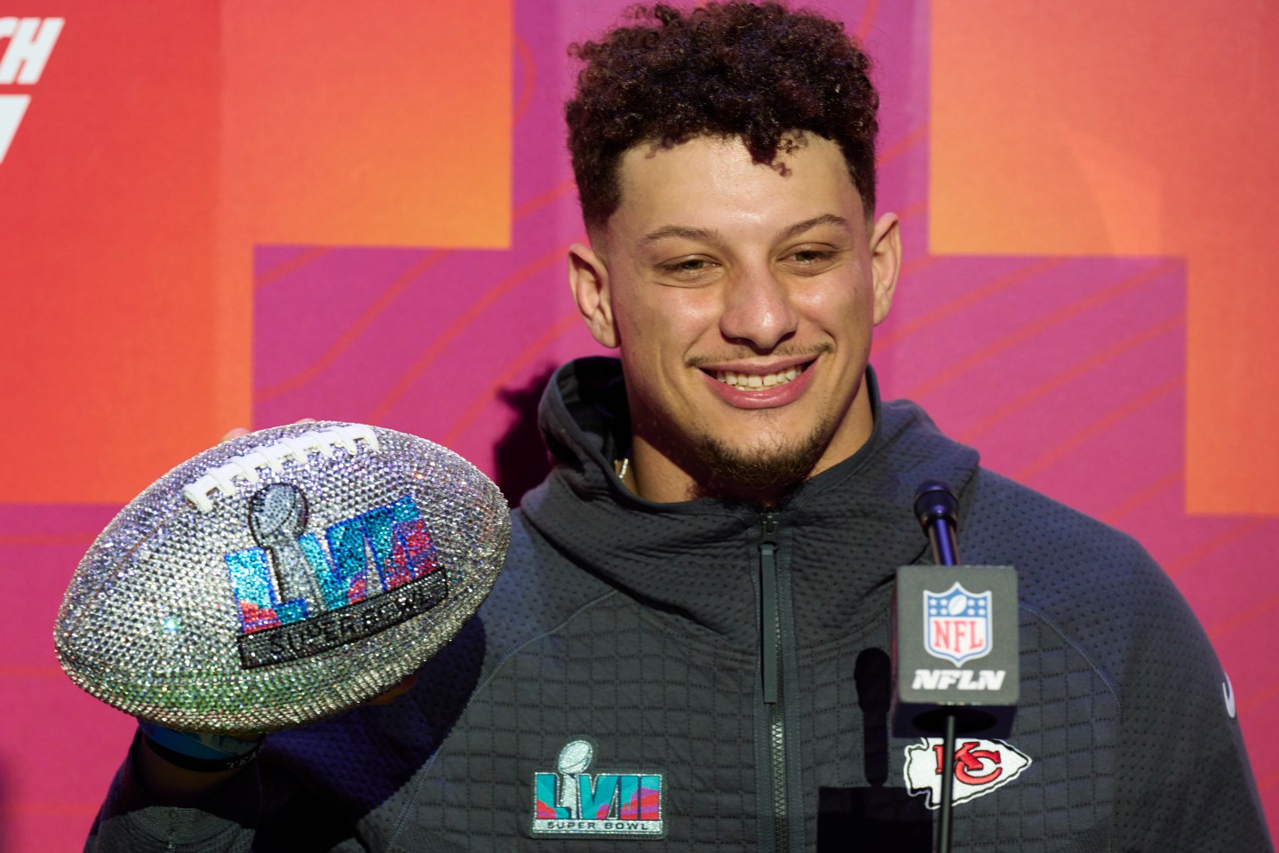 Kansas City Chiefs player Patrick Mahomes.