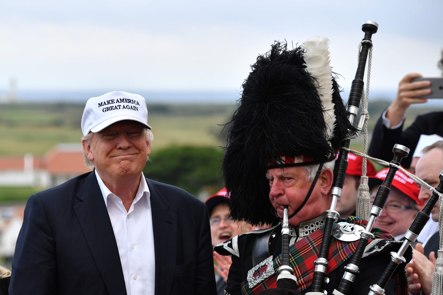 Donald Trump Opens His New Golf Course At Turnberry