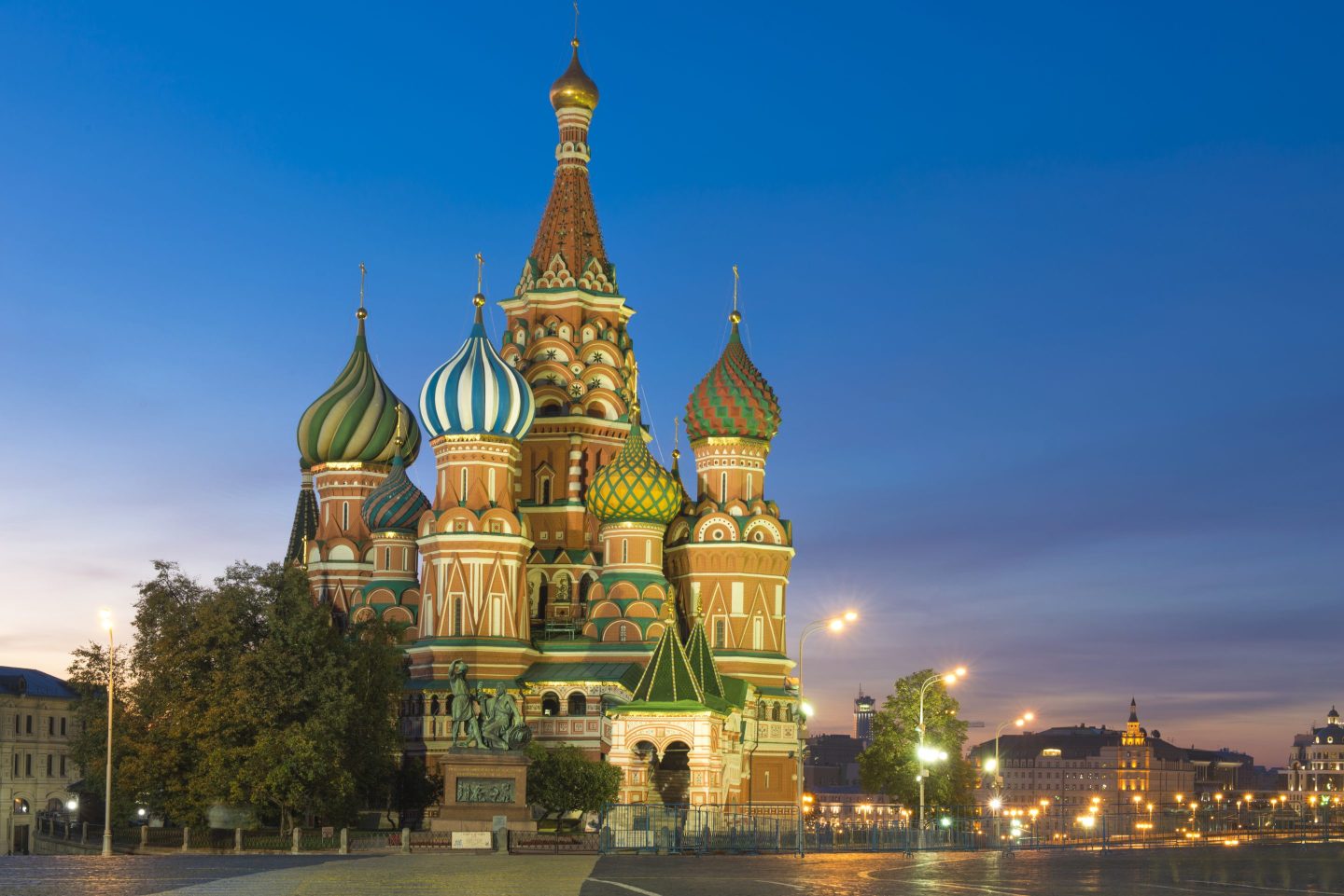 St. Basil's cathedral, Red Square, Russia.