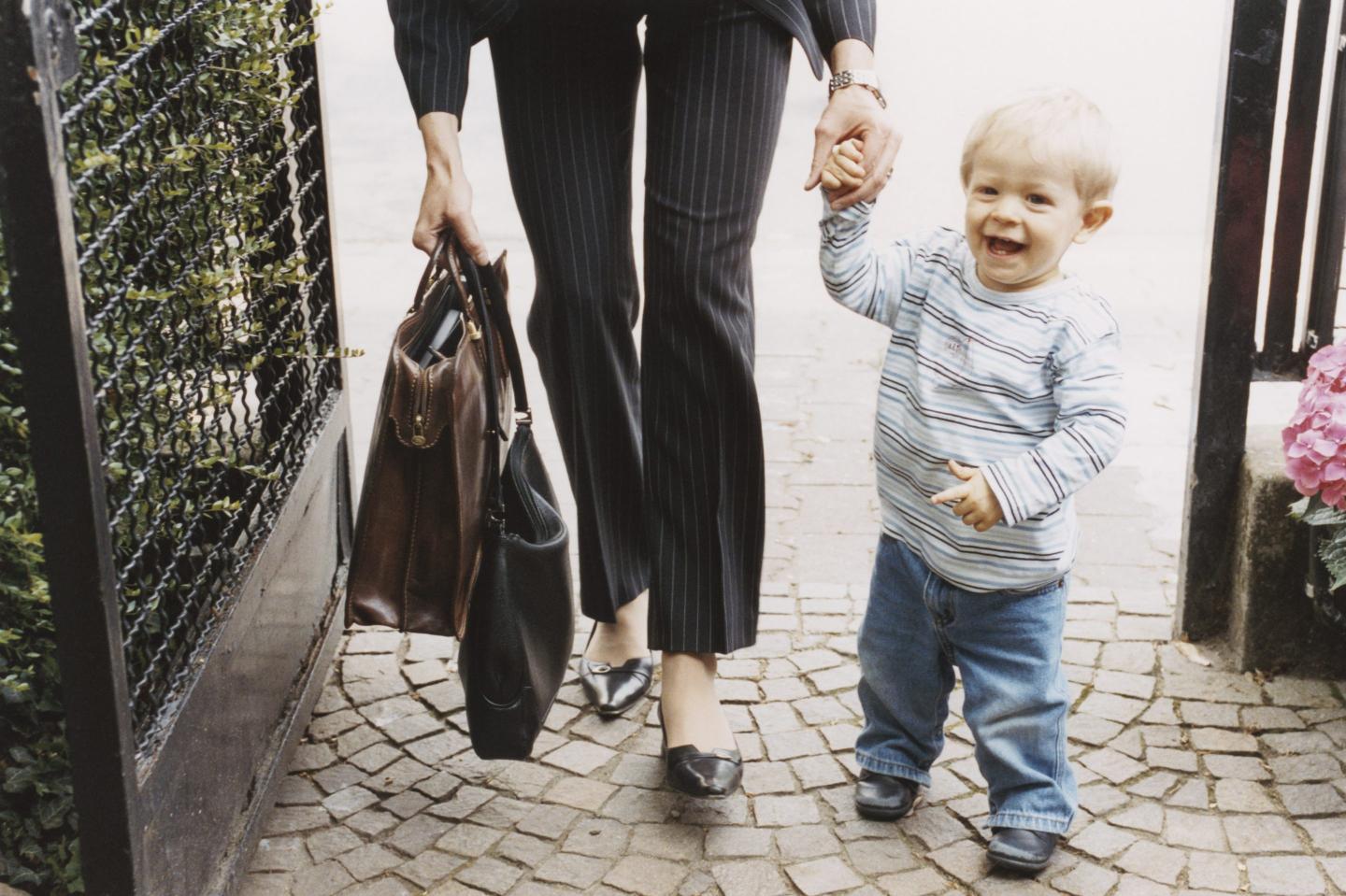 Working mum with toddler