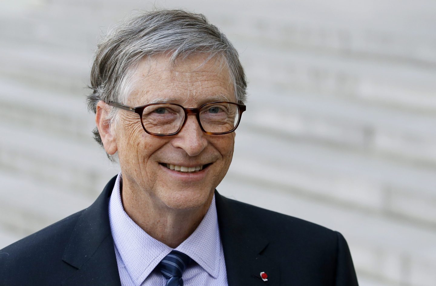 Bill Gates pictured in Paris in 2018.
