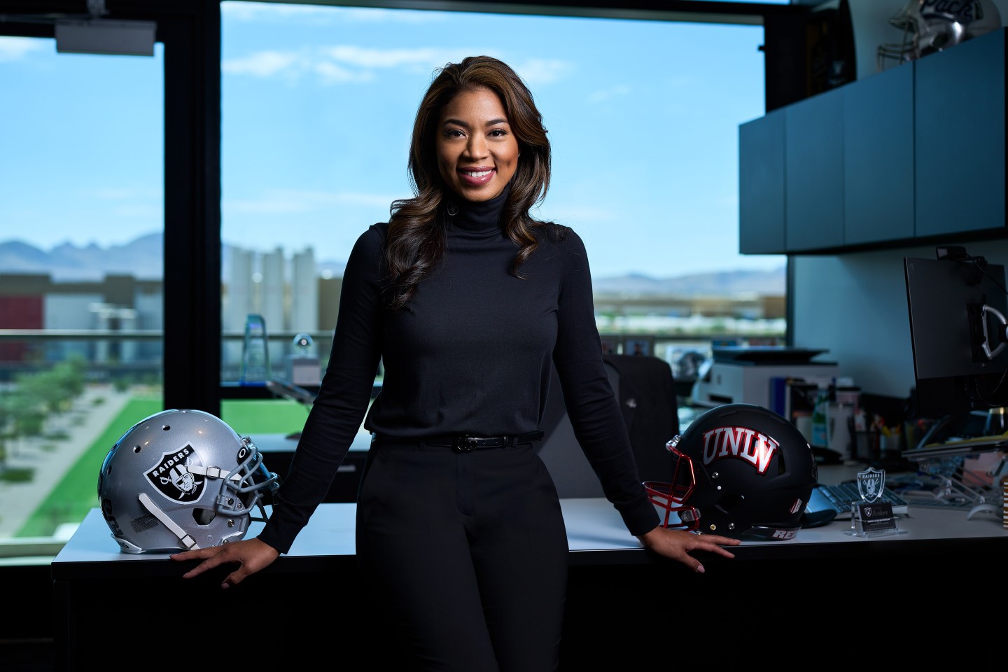 Sandra Douglass Morgan, president of the Las Vegas Raiders