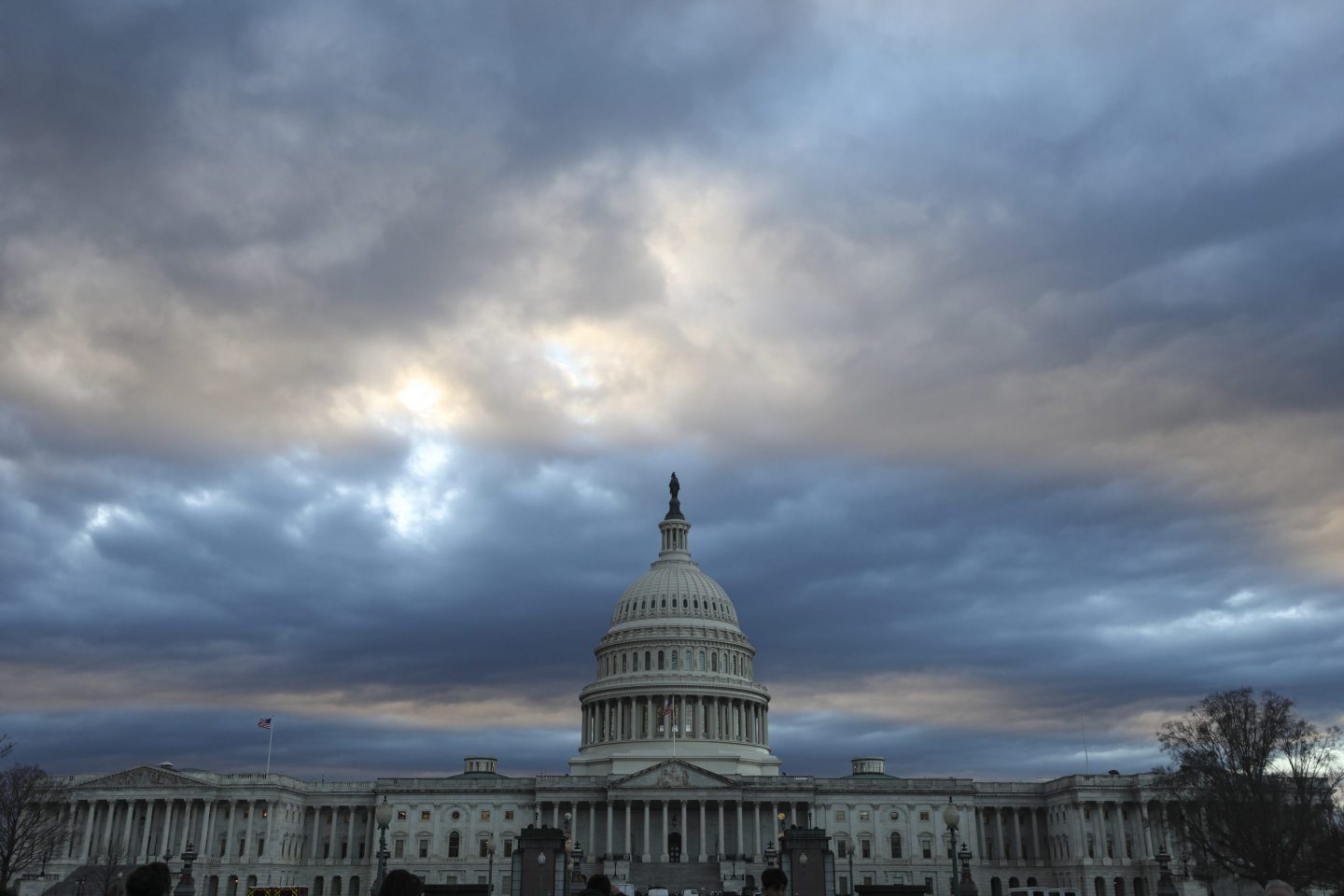 Sunset over the U.S. Capitol