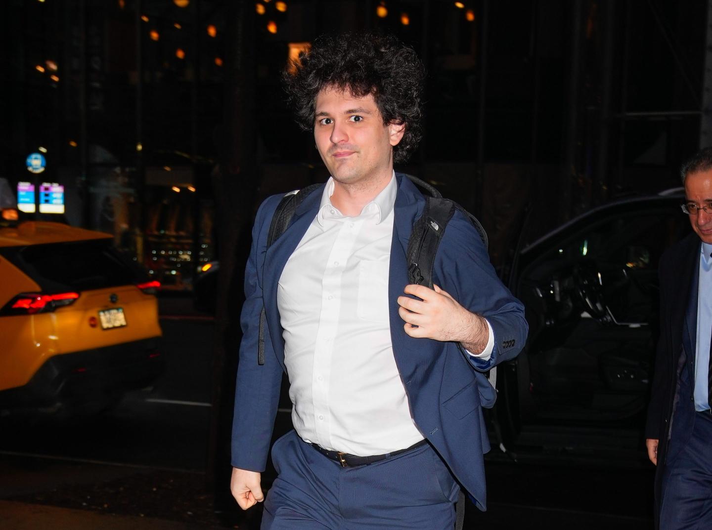 Sam Bankman-Fried seen in New York City on Jan. 3, 2023.