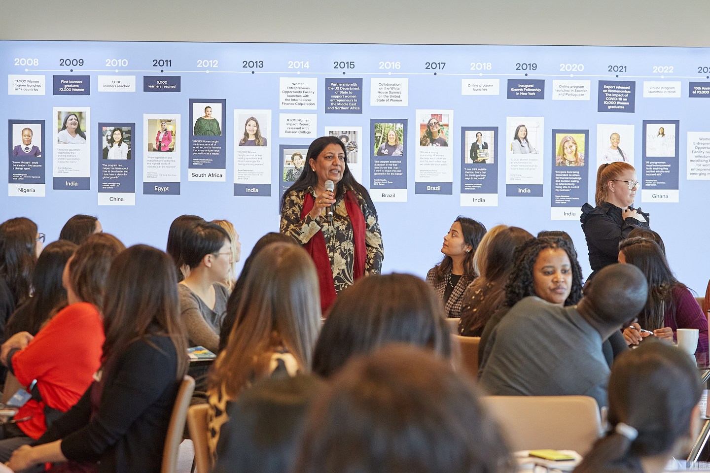 Sharmila Raj Jain (center), founder of PD Fluted Cartons.