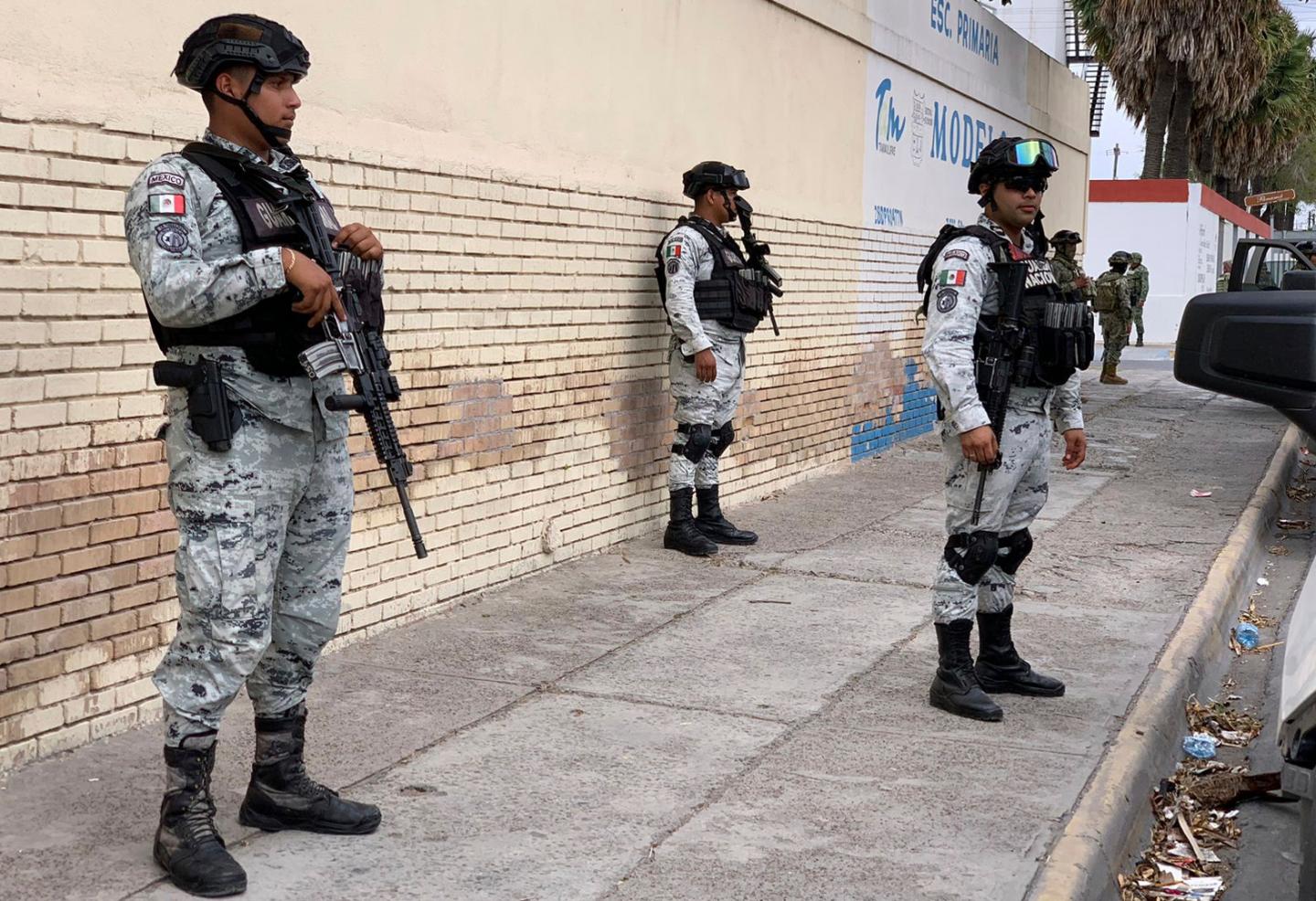 Mexican troops