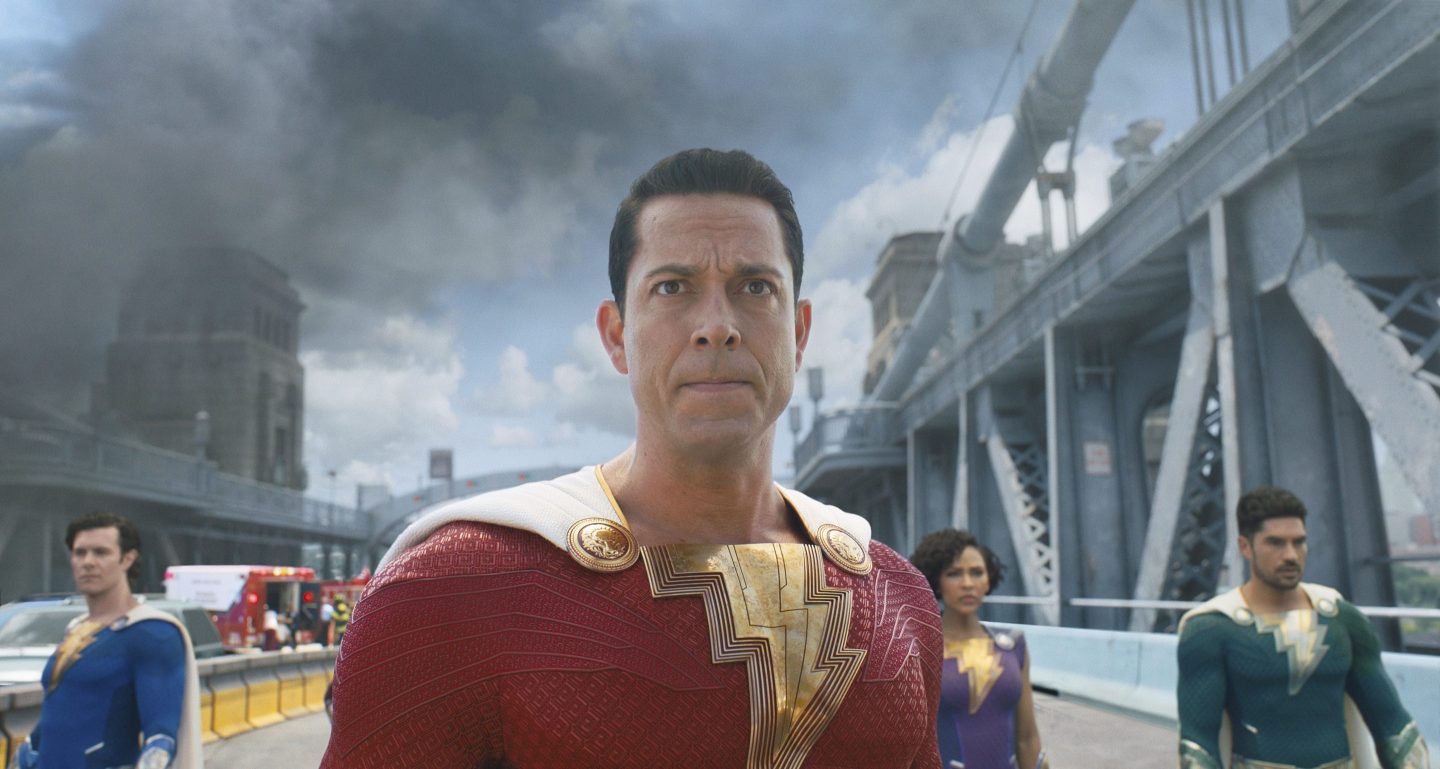 Zachary Levi in a scene from "Shazam! Fury of the Gods."