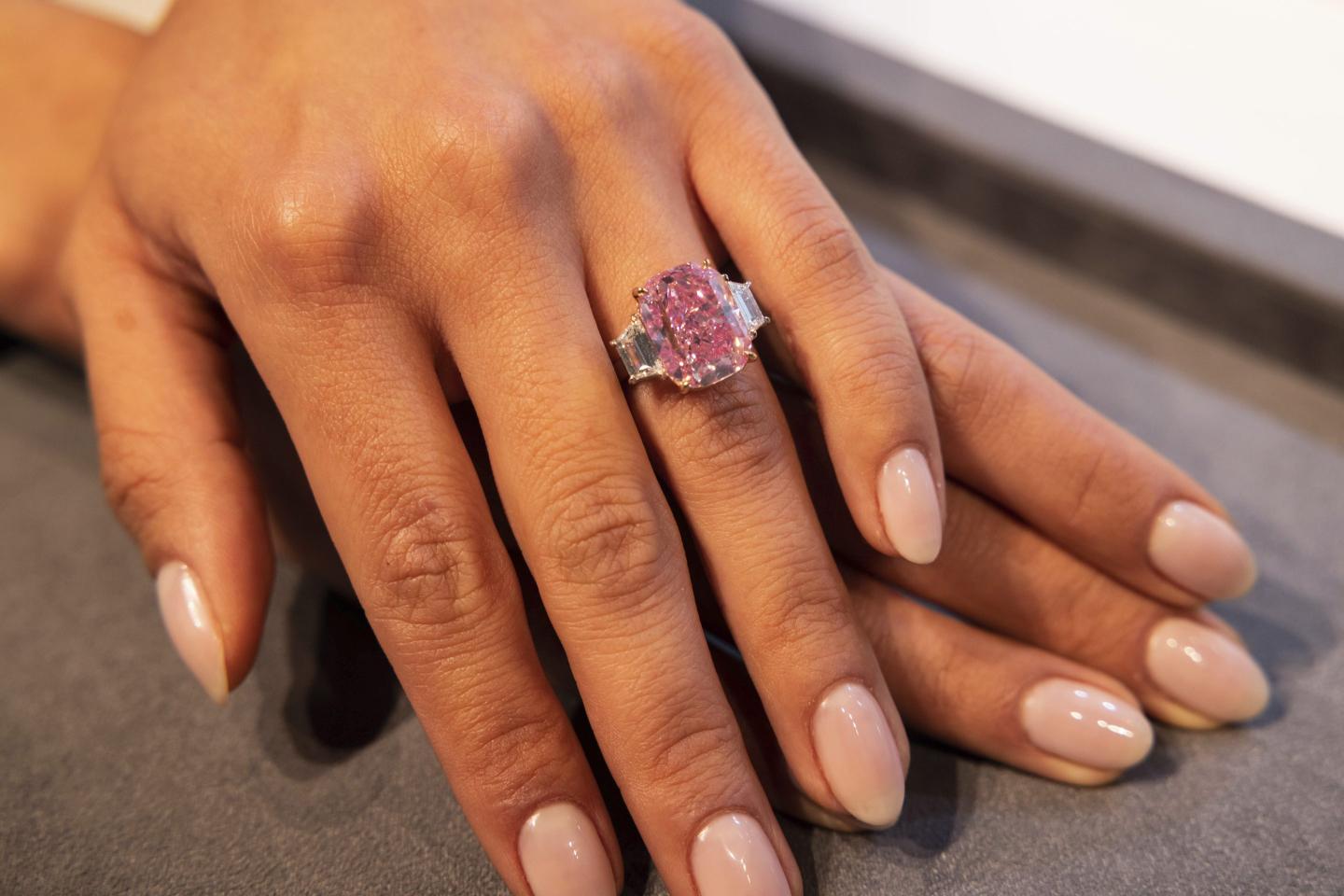 An extremely rare diamond called the ‘Eternal Pink’ is hitting the auction block expected to sell for more than $35 million