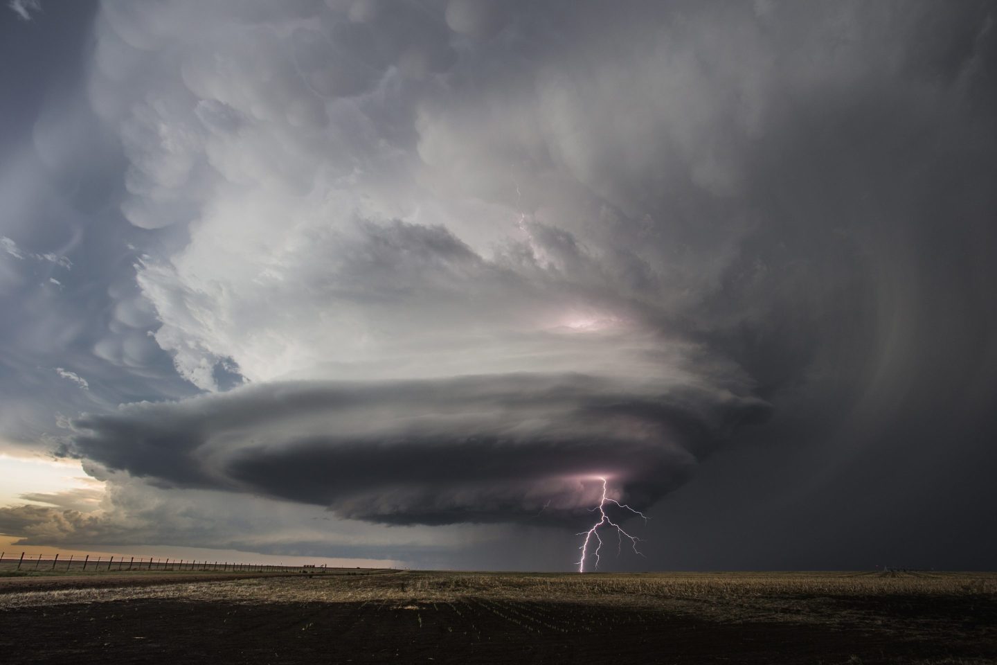 This May 21, 2020, photo provided by Victor Gensini shows a tornado in Moscow, Kan.
