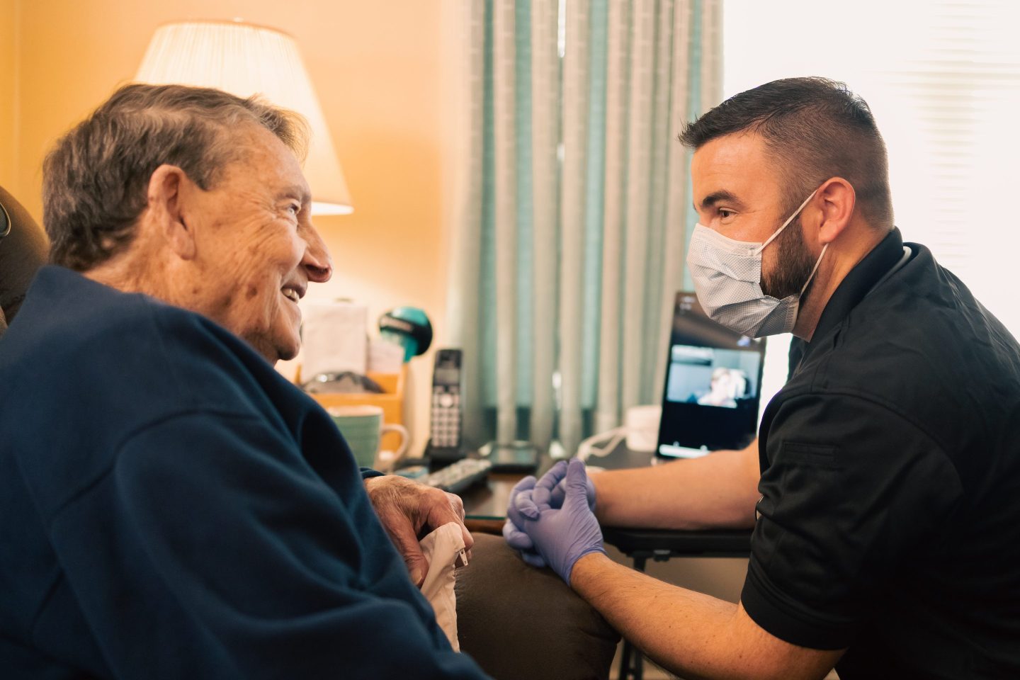 Best Buy has partnered with Atrium Health to set up virtual hospital rooms in people’s homes.