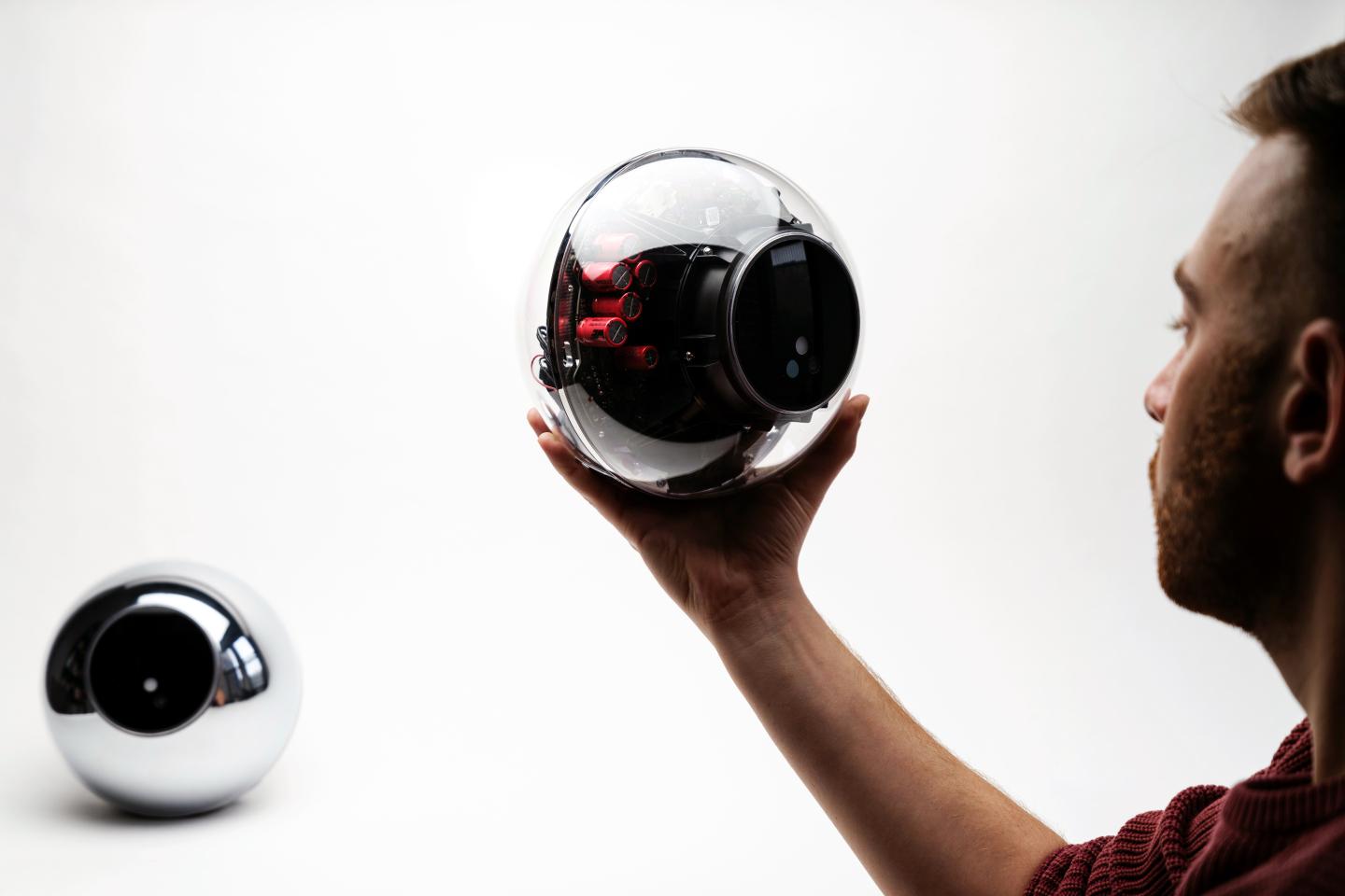 After a person’s iris is captured, Worldcoin says, the biometric data never leaves the orb.