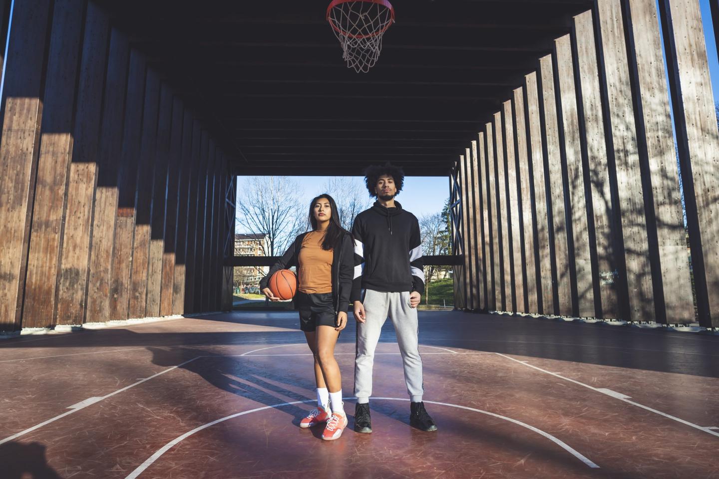 Basketball players