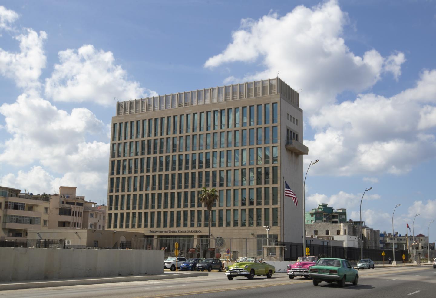 U.S. embassy in Havana, Cuba. 