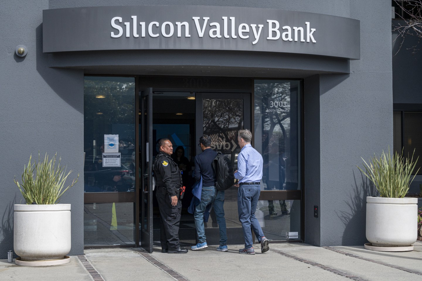 Silicon Valley Bank headquarters in Santa Clara, Calif