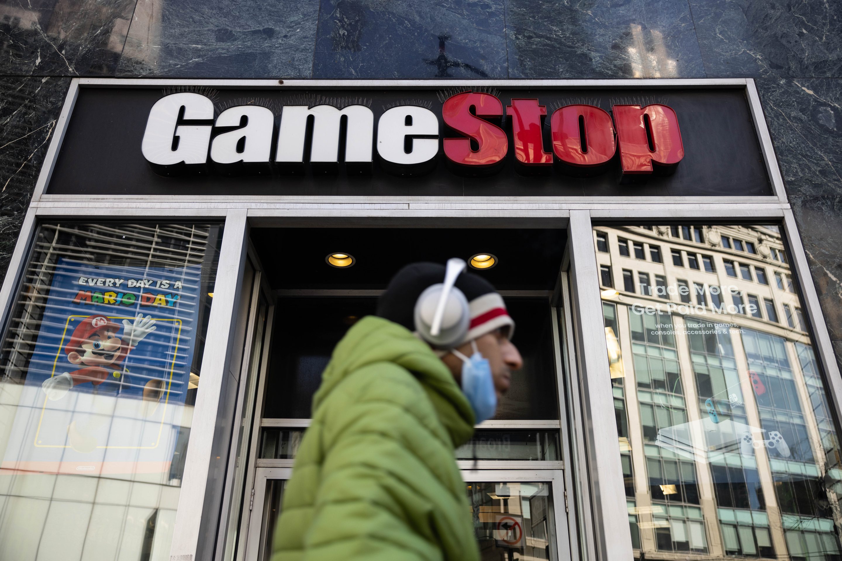 GameStope share price pops after earnings report shows first profit in two  years | Fortune