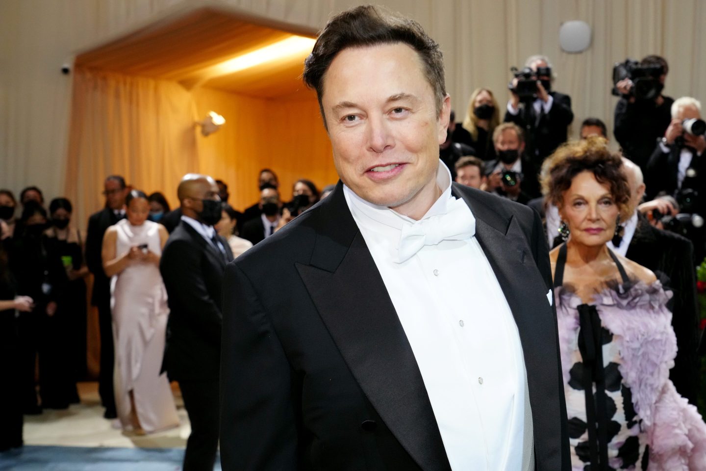 Elon Musk at the Met Gala