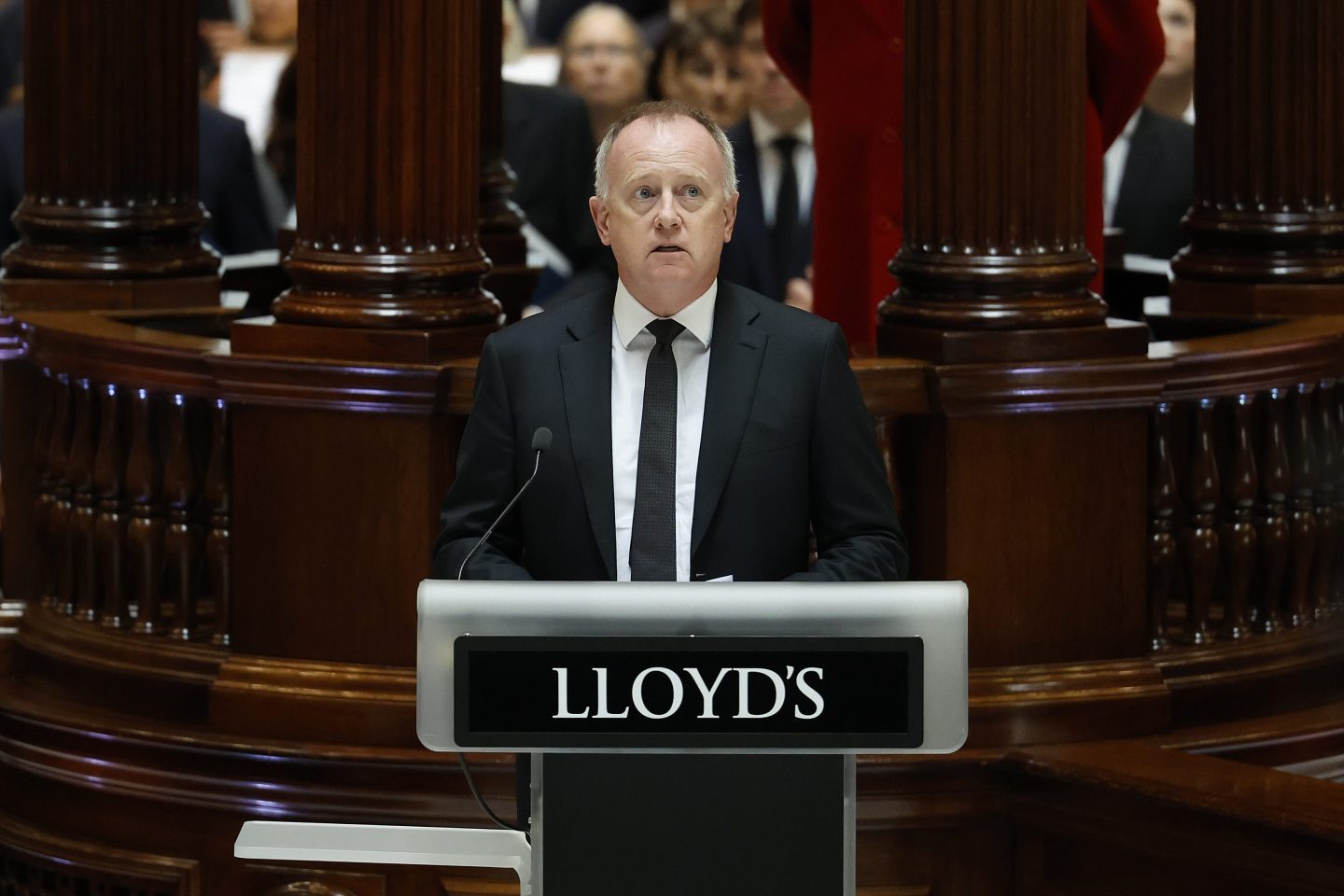 A picture of Lloyd's of London CEO John Neal