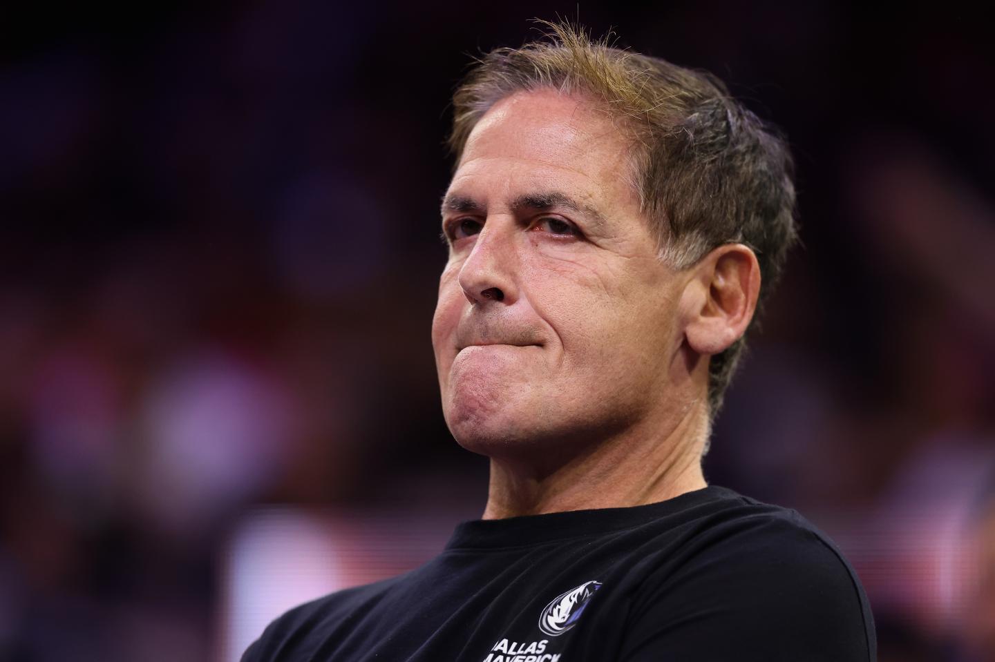 Mark Cuban pictured in a crowd.