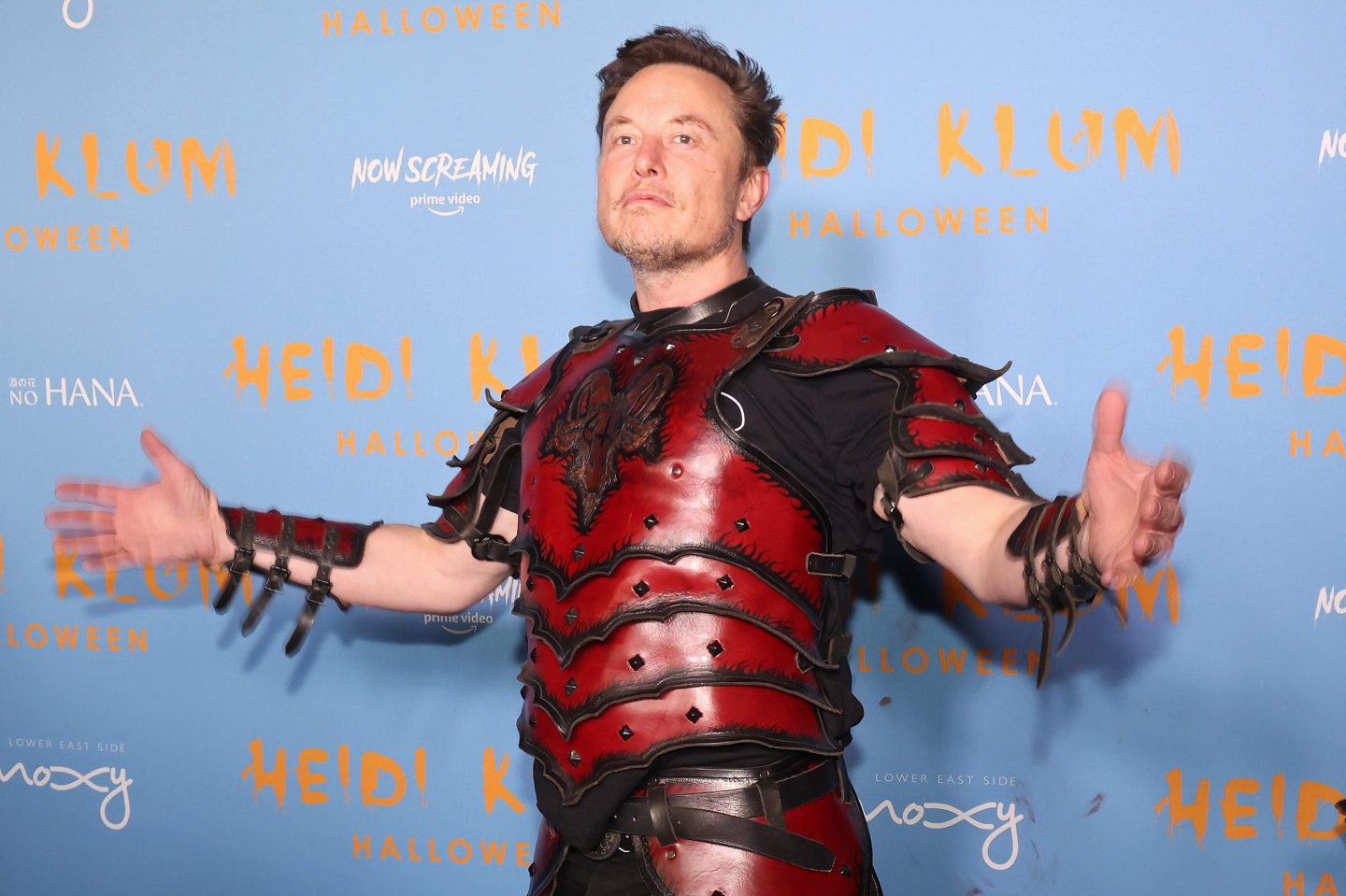Elon Musk in costume